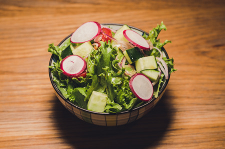 Fresh saladの写真素材
