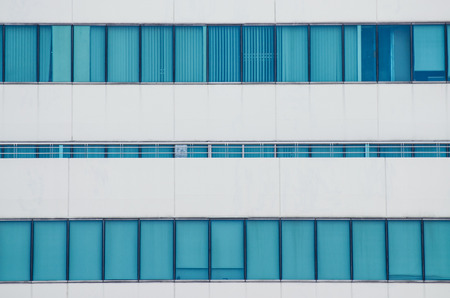 windows of modern office buildingの写真素材