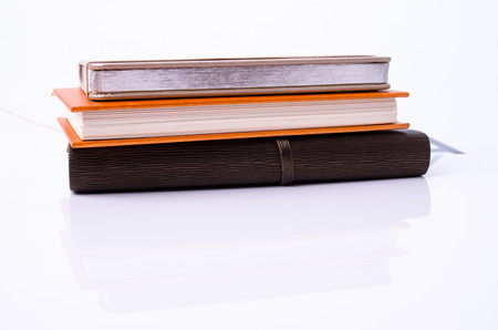 Stack of multi colored booksの写真素材