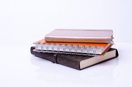 Stack of multi colored booksの写真素材