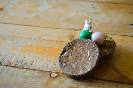 Rabbit Cookies or  made from whole wheat and whole grains.の写真素材