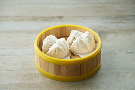 Steamed bunの写真素材