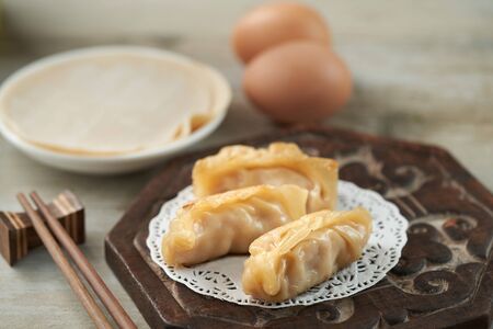 Fried dumplingの写真素材