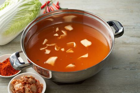 Kimchi soupの写真素材