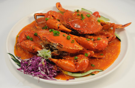 sweet & sour crabの写真素材