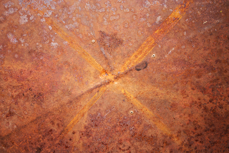 Rusted steel or metal pattern, backgroundの写真素材