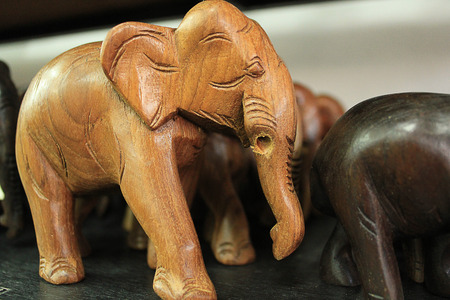 Elephant statueの写真素材