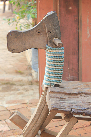 wooden Horse,toyの写真素材