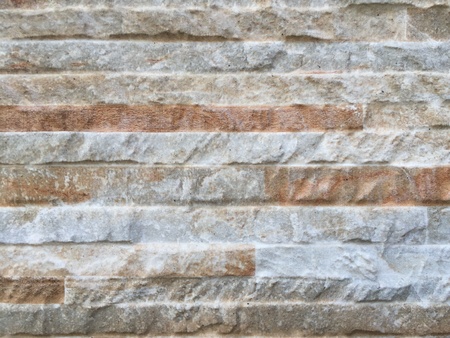 Close up modern stone brick wall surfaceの素材
