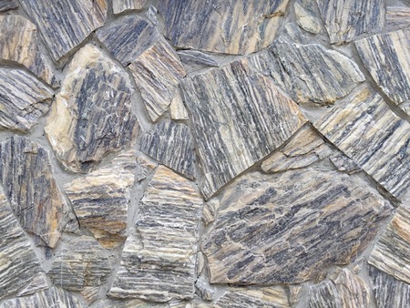 Modern stone wall backgroundの写真素材