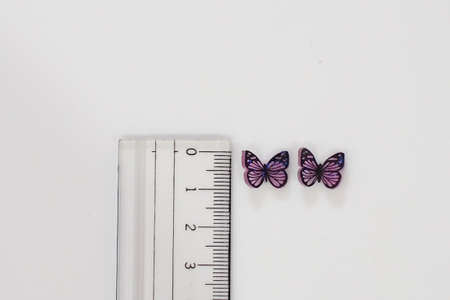Butterfly accessories made from plastic