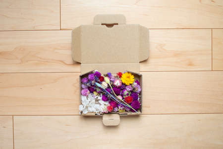 Photo of holding handmade accessory parts by hand