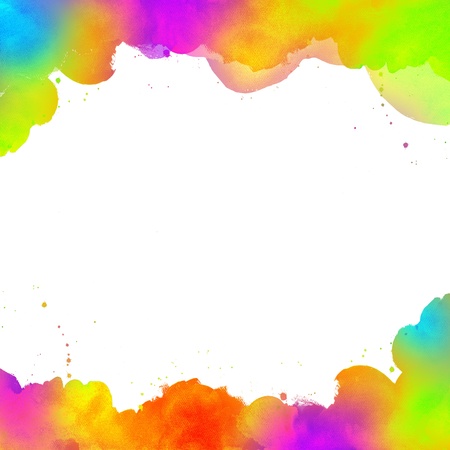 Abstract  watercolor hand painted backgroundの写真素材