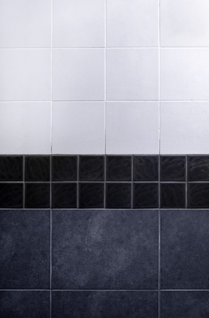 gray tile wall .の写真素材