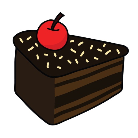 Cartoon cakeのイラスト素材