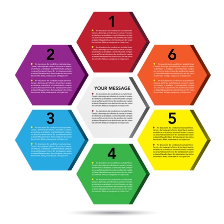 Abstract 3D speech bubble background.のイラスト素材