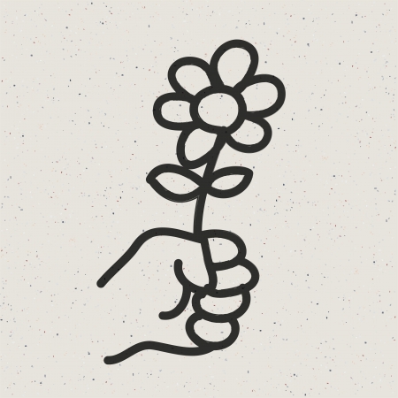 Hand draw on recycled paper background.のイラスト素材