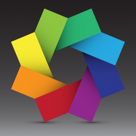 Colorful design element background Illustrationのイラスト素材