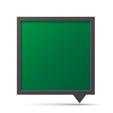 3D bubble talk blackboard. Design element , Illustrator EPS10のイラスト素材