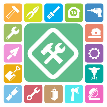 Construction Icons set.Illustration EPS10のイラスト素材