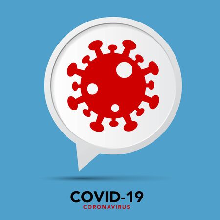 Sign caution coronavirus. Stop coronavirus banner.Vectorのイラスト素材