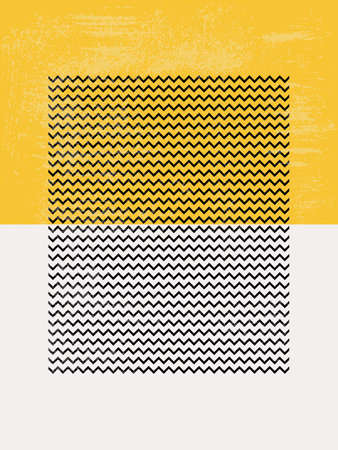 Modern Poster Art. Abstract Wall Art. Digital Interior Decoration Art with Grunge texture. Vector EPS 10.のイラスト素材