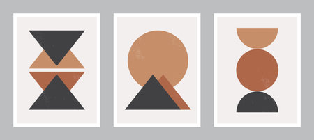 Abstract of modern wall art.のイラスト素材