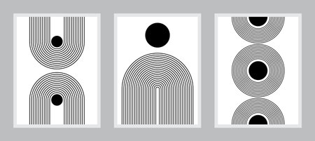 Abstract of modern wall art.のイラスト素材