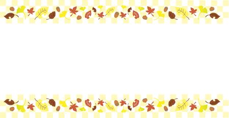 Background illustration with autumn motifのイラスト素材