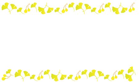 Ginkgo Frameのイラスト素材