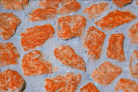 Orange rock slate backgroundの写真素材