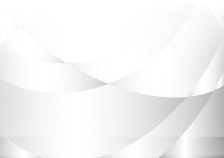 White and gray background vector wave lines wavyのイラスト素材