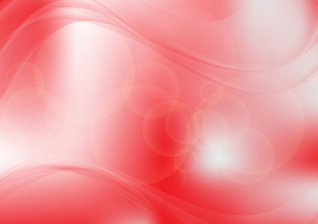 Red abstract circle and wave background Vectorのイラスト素材