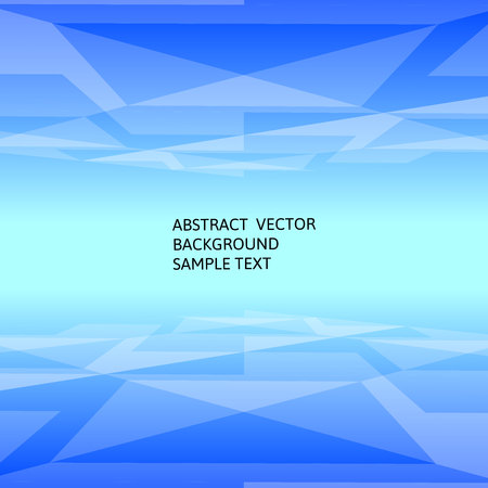 Abstract blue geometric polygonal background with copy space.のイラスト素材