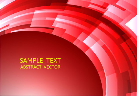 Abstract red geometric curve backgroundのイラスト素材