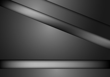 Black triangle abstract vector backgroundのイラスト素材