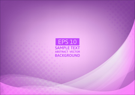 Abstract purple wave vector background. with copy spaceのイラスト素材