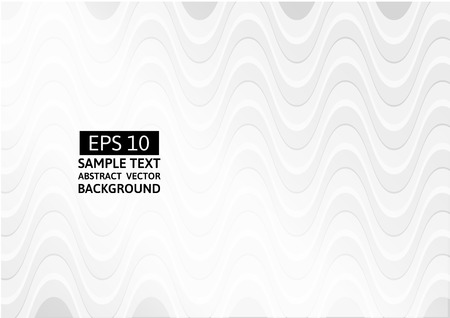 Gray wave vector background. vector illustration.のイラスト素材
