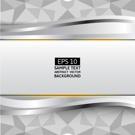 Vector geometric gray triangle abstract background with copy spaceのイラスト素材