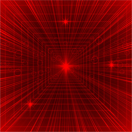 Red line abstract vector background, Graphic Design.のイラスト素材