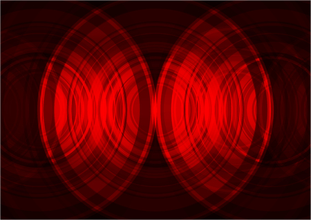 Red circle abstract vector background.のイラスト素材
