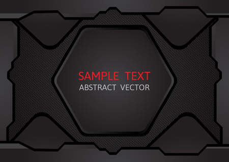 Black colored, geometric abstract backgroundのイラスト素材