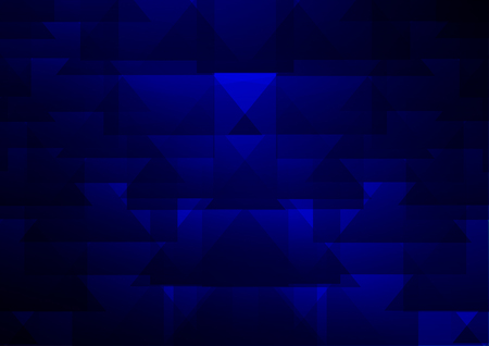 Blue abstract geometric vector background