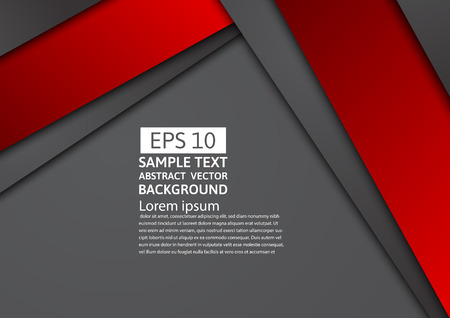 Black and red geometric abstract background with copy space, graphic design.のイラスト素材