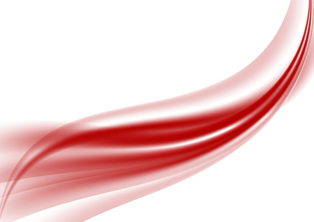 Red abstract wave background modern design. Vector illustration for your businessのイラスト素材