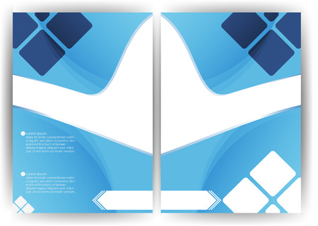 Vector background design a flyer brochure verticalのイラスト素材