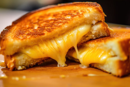 A grilled cheese sandwichの素材