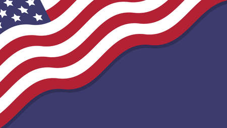 American flagのイラスト素材