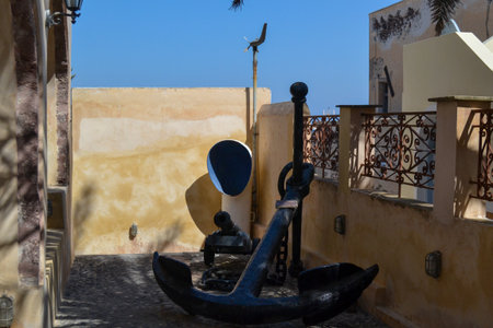 Anchor on the streets of Essaouira, Moroccoの写真素材