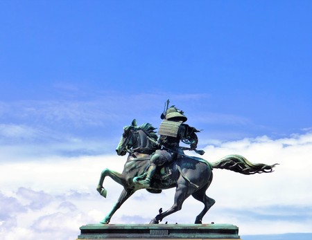 Statue of the mounted Warriorのeditorial素材